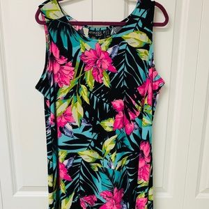 ATTITUDES by Renee floral print maxi dress